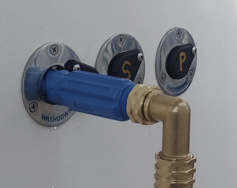 fresh water Flushing System quick connect