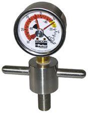 Racor T-handle vacuum gauge