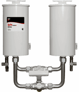 Fleetguard SeaPro FH240 fuel filter protecting Scania DI13 marine diesel engine in Channel Islands Harbor serviced by 805 Marine Diesel Mechanic