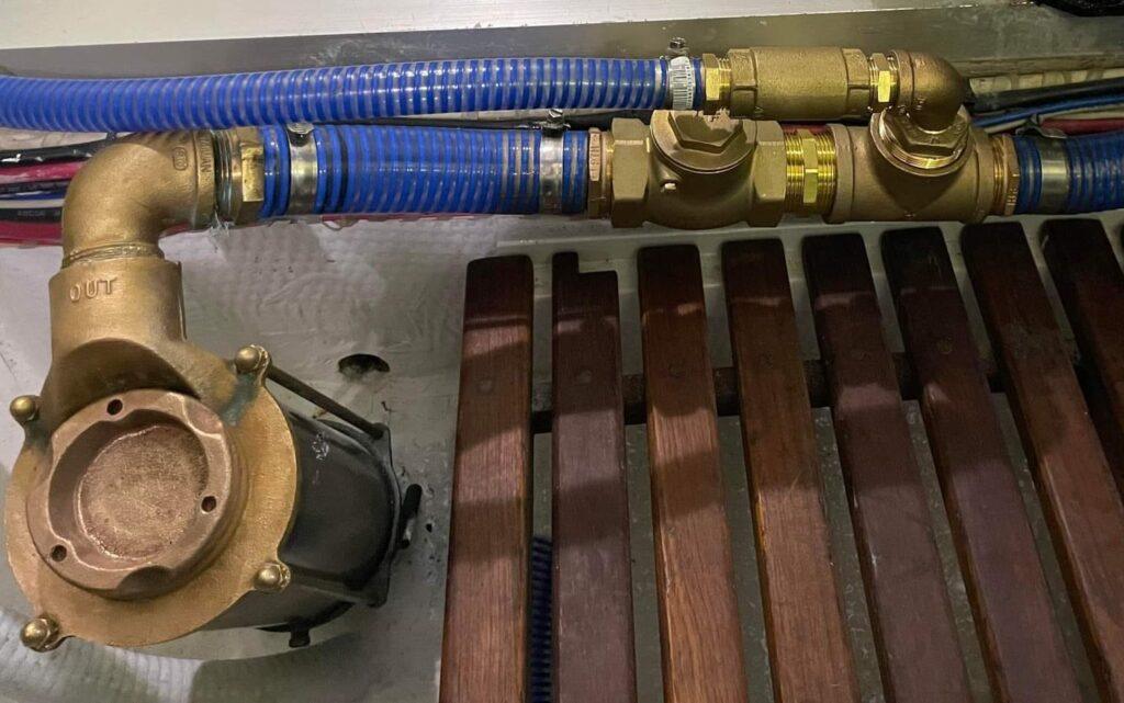 check valve operation