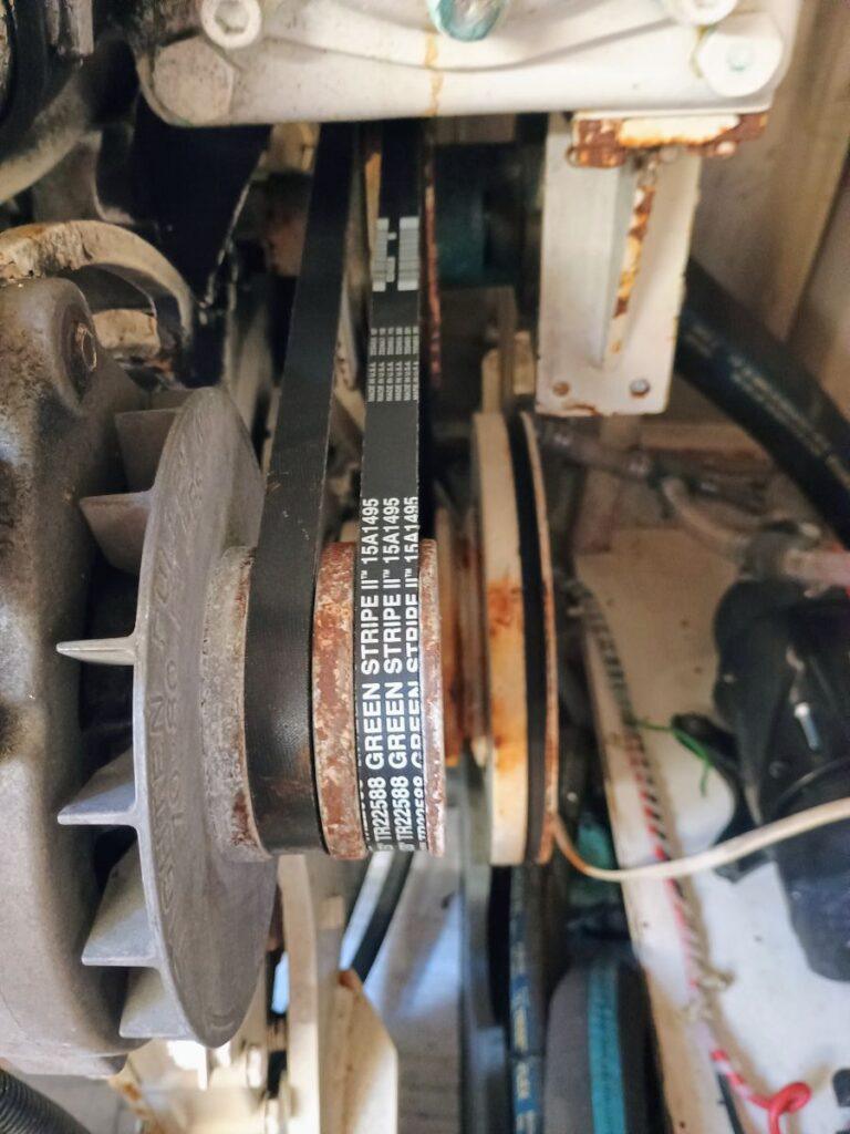 port side belts out of Alignment