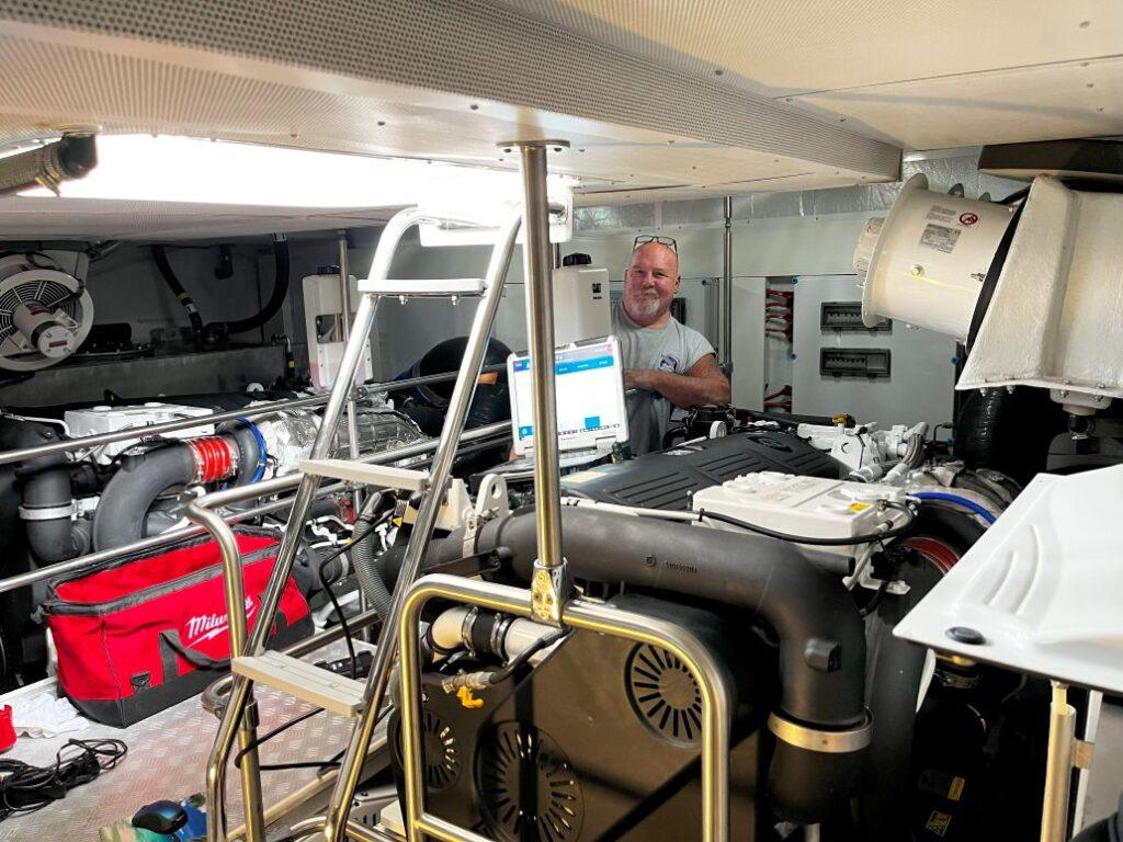 Computerized marine engine survey Ventura Ca.