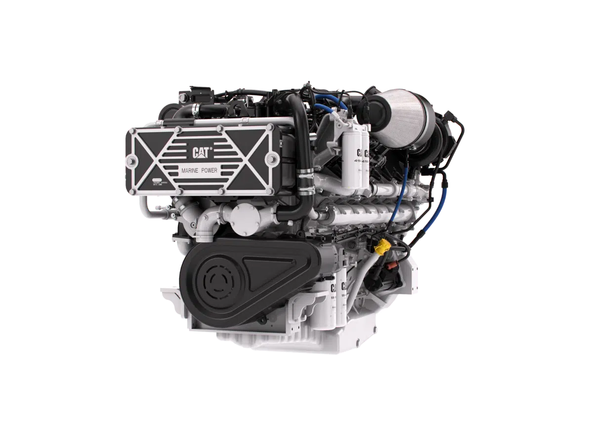 Caterpillar C32B Marine Engine Triple Turbo
