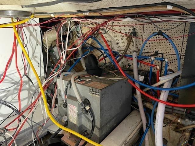 Ford Lehman 120 engine room before restoration 3