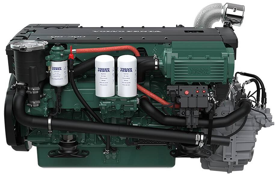 Volvo Penta D6 Marine Diesel Engine serviced by 805 Marine Mechanic