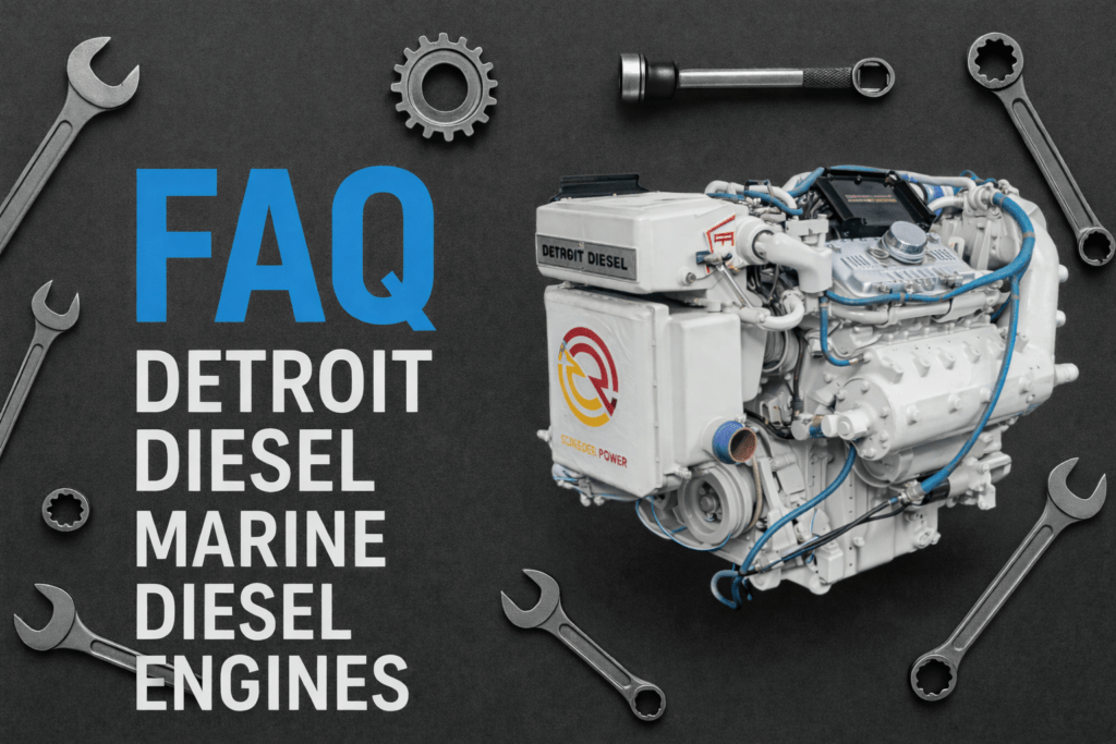FAQ Detroit Diesel marine diesel engines serviced in Santa Barbara, Ventura, and Channel Islands Harbor by 805 Marine Mechanic