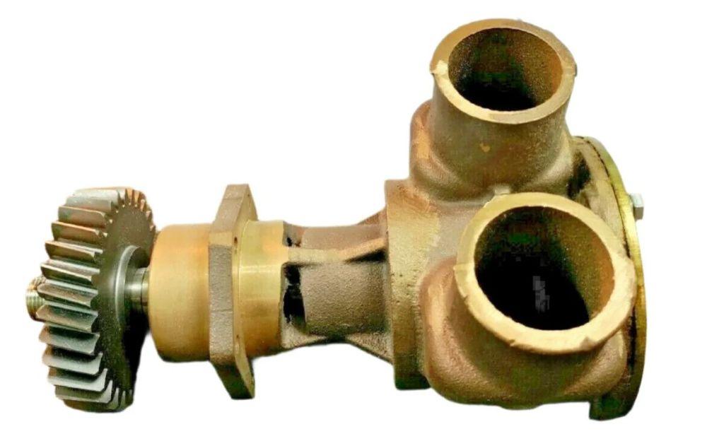 Lugger marine diesel raw water pump removed for inspection and service