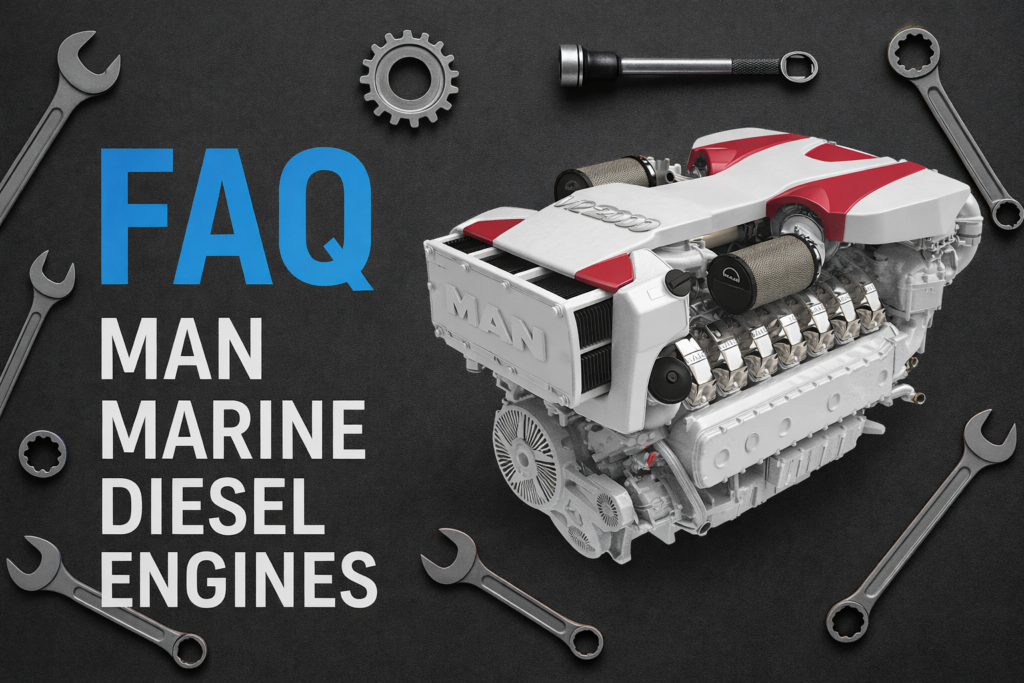 MAN marine diesel FAQ hero image for Channel Islands, Santa Barbara, and Ventura showing MAN marine engine