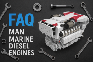 MAN marine diesel FAQ hero image for Channel Islands, Santa Barbara, and Ventura showing MAN marine engine