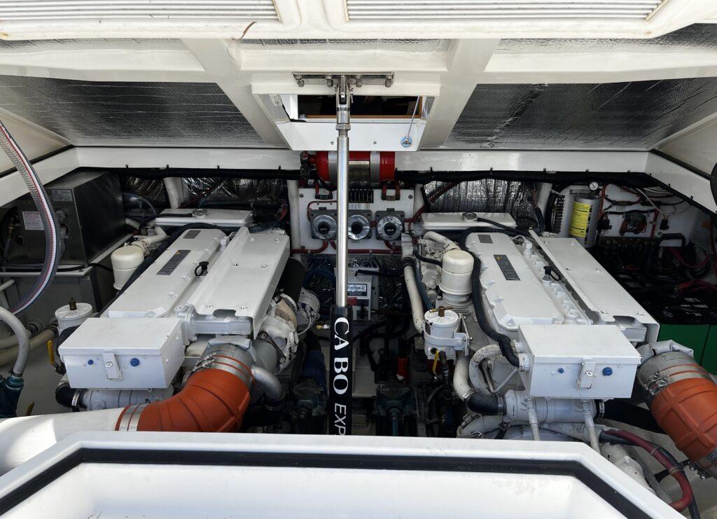 Marine diesel hard starting diagnosis cold vs warm engine troubleshooting twin Caterpillar marine diesel engines engine room serviced by 805 Marine Diesel Mechanic Ventura Channel Islands Harbor