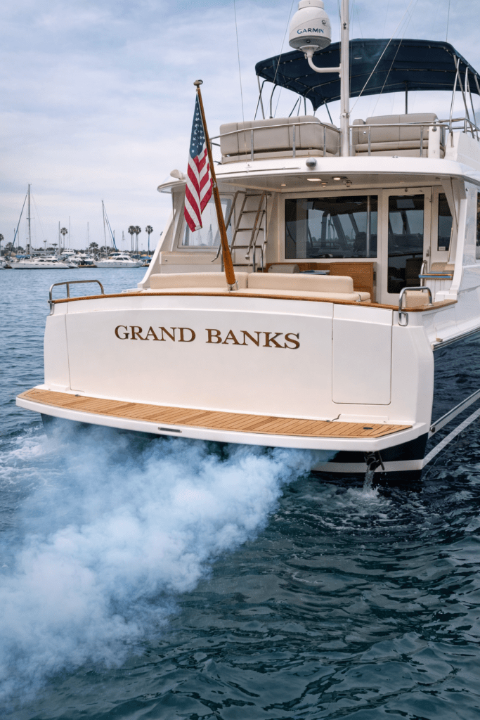 Marine diesel engine producing smoke under load during sea trial diagnosed by trained technician at 805 Marine Diesel Mechanic Ventura Channel Islands Harbor