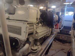 MTU Detroit Diesel yacht engine experiencing hard cold start condition diagnosed by 805 Marine Diesel Mechanic in Ventura California