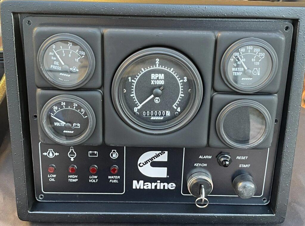 Cummins 6BTA marine diesel alarm panel and electrical starting system diagnosis by 805 Marine Diesel Mechanic in Ventura Channel Islands Harbor