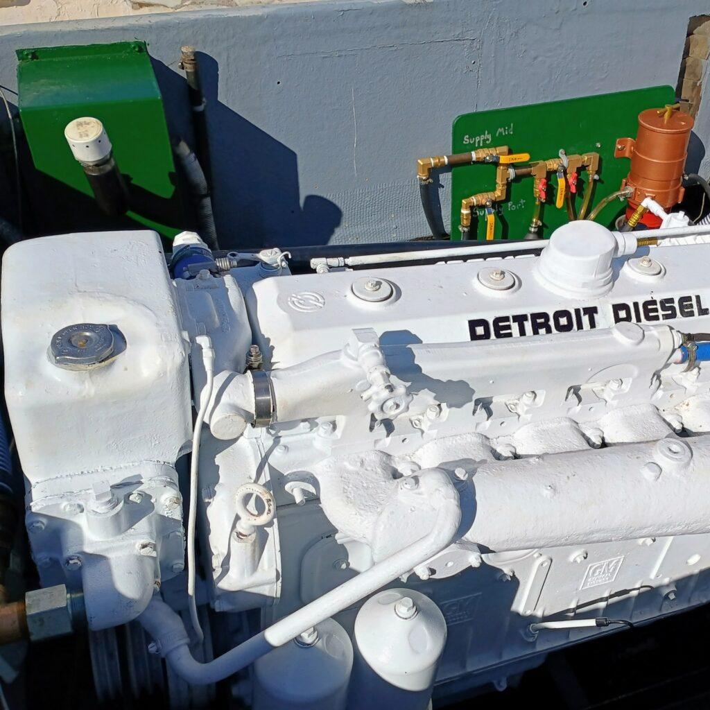 Detroit Diesel 6-71 marine engine restoration project completed and serviced by 805 Marine Diesel Mechanic in Ventura California