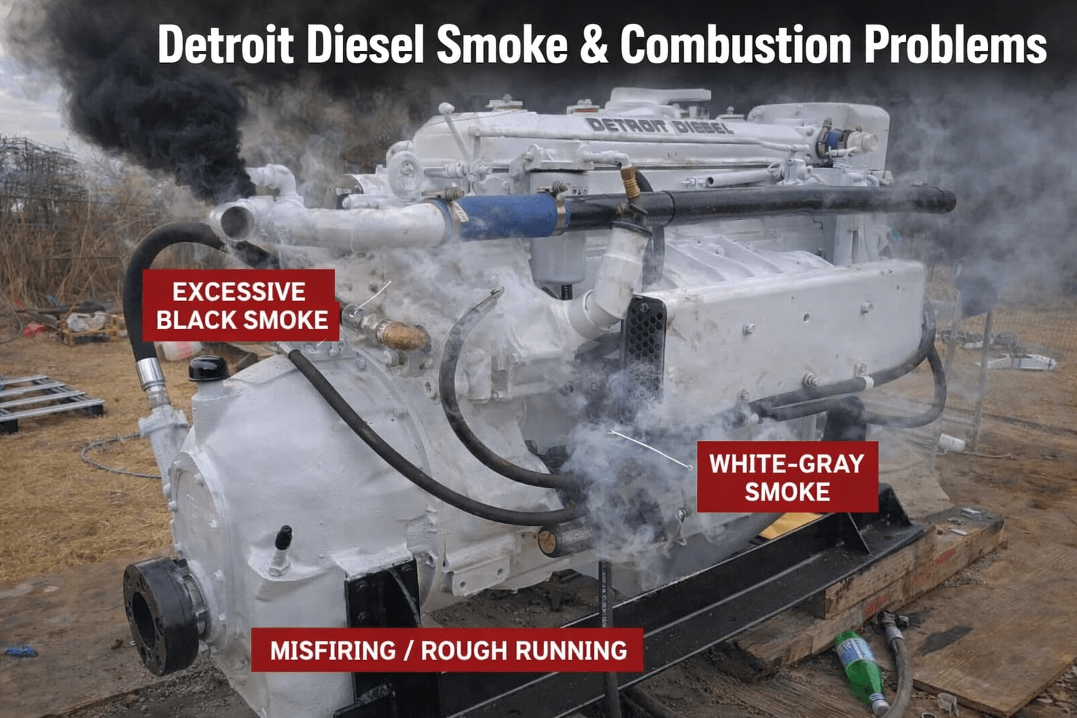 Detroit Diesel Smoke & Combustion Problems