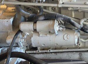 Lugger marine diesel engine starter motor and electrical wiring inspected by 805 Marine Diesel Mechanic in Ventura California
