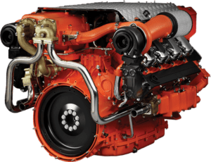 Scania marine diesel engine with alarm sensors and monitoring system serviced by 805 Marine Diesel Mechanic in Ventura California