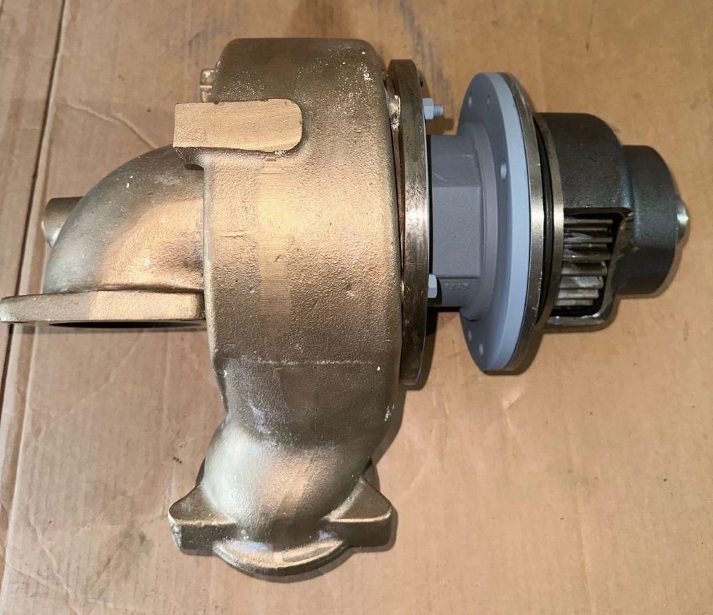 MTU marine diesel raw-water pump assembly used for seawater cooling-system service, descaling, and marine diesel overheating prevention by 805 Marine Diesel Mechanic in Ventura Harbor