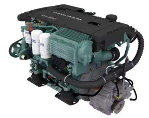 Volvo Penta D4-300 EVC Marine Engine Survey