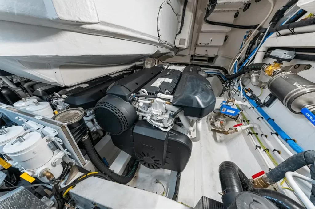 Volvo Penta marine diesel engine survey findings during yacht pre-purchase inspection in Ventura Harbor, Channel Islands Harbor and Marina del Rey
