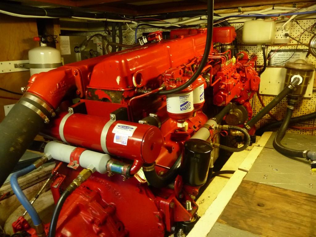Ford Lehman 120 marine engine survey aboard trawler in Ventura Harbor Channel Islands Harbor and Marina del Rey