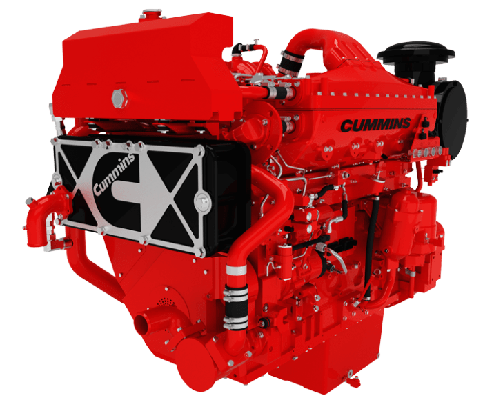 Cummins QSK marine diesel engine survey during yacht pre-purchase inspection in Channel Islands Harbor and Ventura Harbor