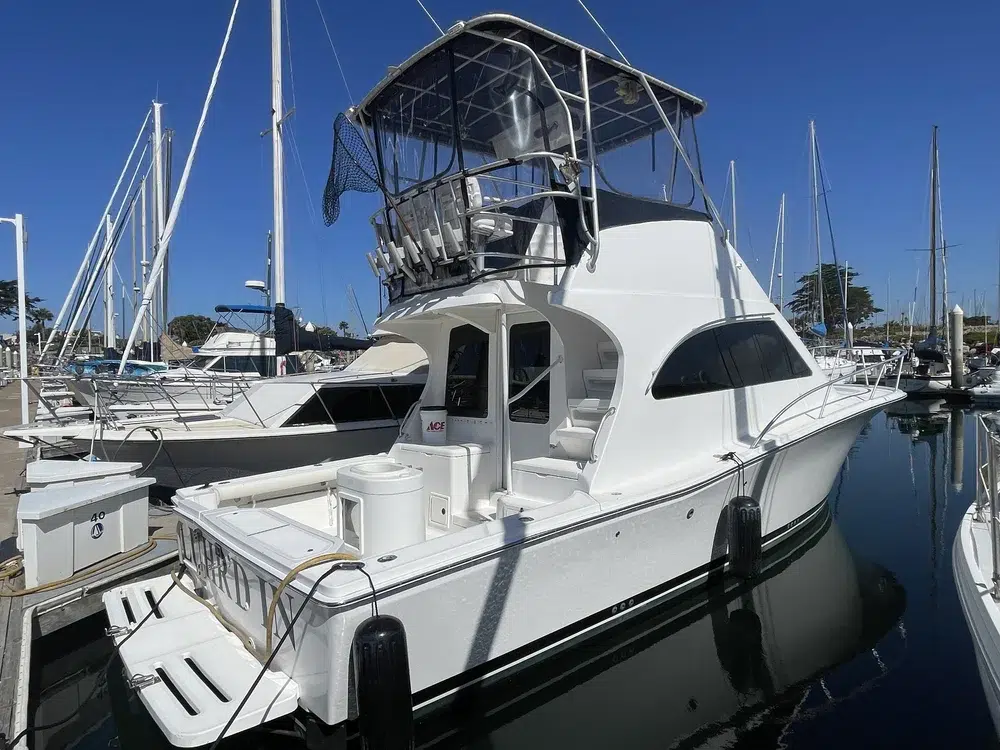 2003 Luhrs 34 Convertible undergoing professional Cummins 6BTA5.9 M3 Diamond Series marine engine survey by 805 Marine Diesel Mechanic