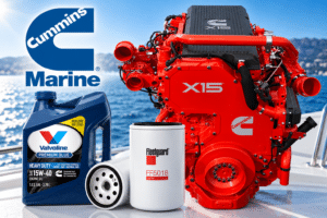 Cummins Marine Engine Oil type and capacity chart